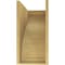 Ekena Millwork 11"W x 22"D x 22"H Classic Helena Rough Cedar Woodgrain TimberThane Corbel, Primed Tan CORUR11X22X22HELRCPR - alternate 5